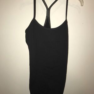 Lululemon Black power y tank in size 4 and 6